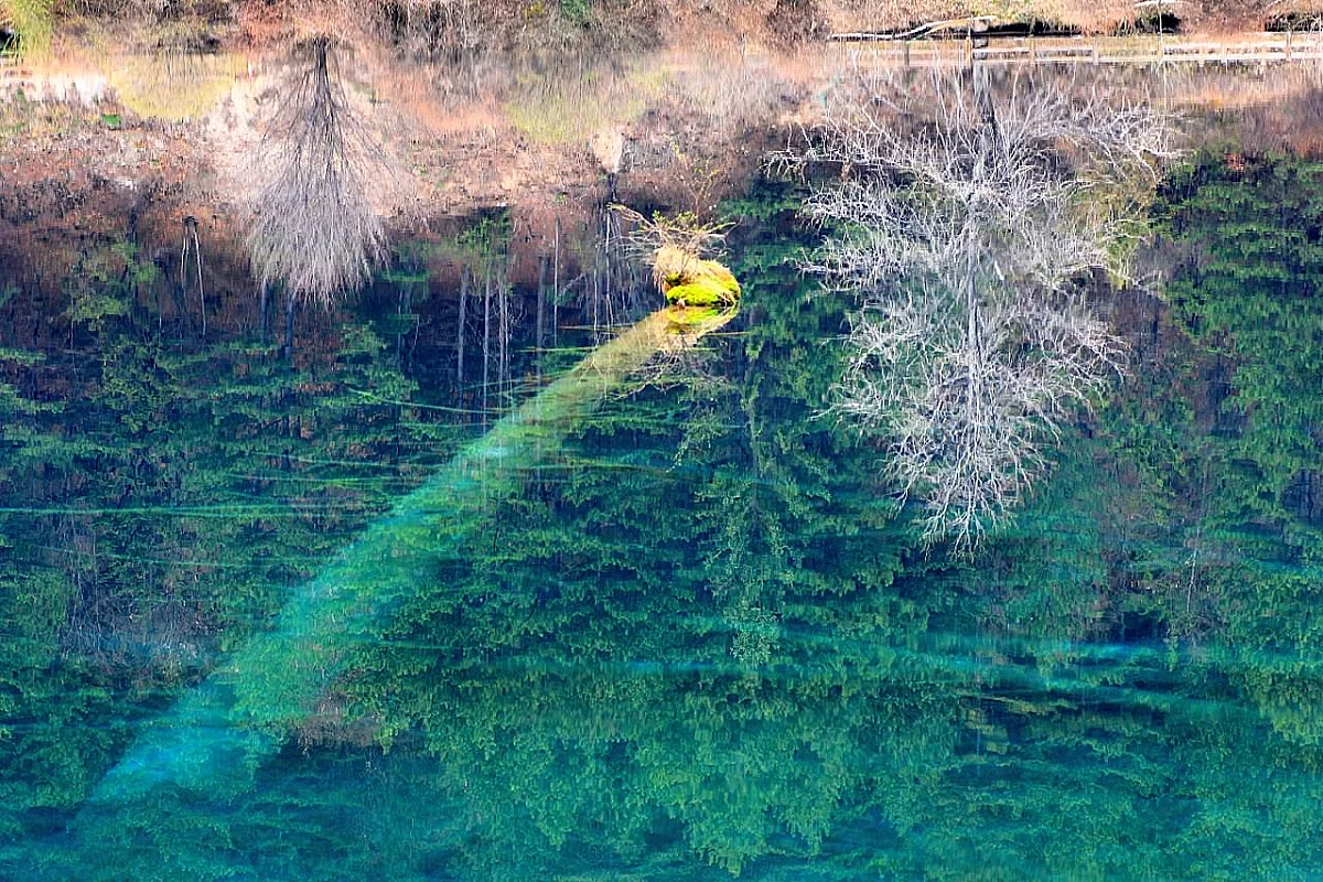 Jiuzhaigou, trekking in Cina