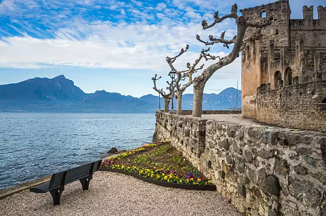Ponte tibetano Lago di Garda a Torri del Benaco