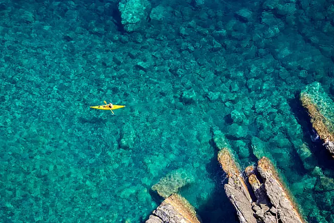 Vacanze in canoa e kayak in Italia, Cinque Terre