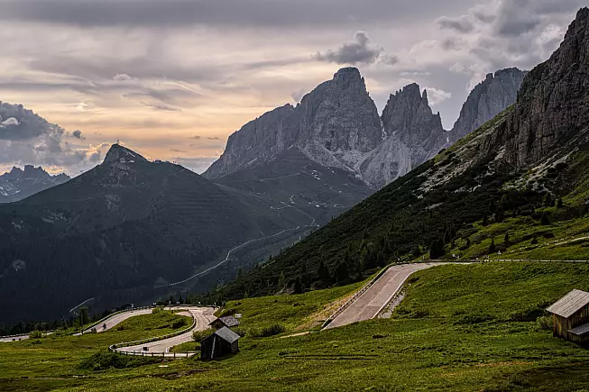 Piz Boè, Gruppo di Sella. Shutterstock_2632262999