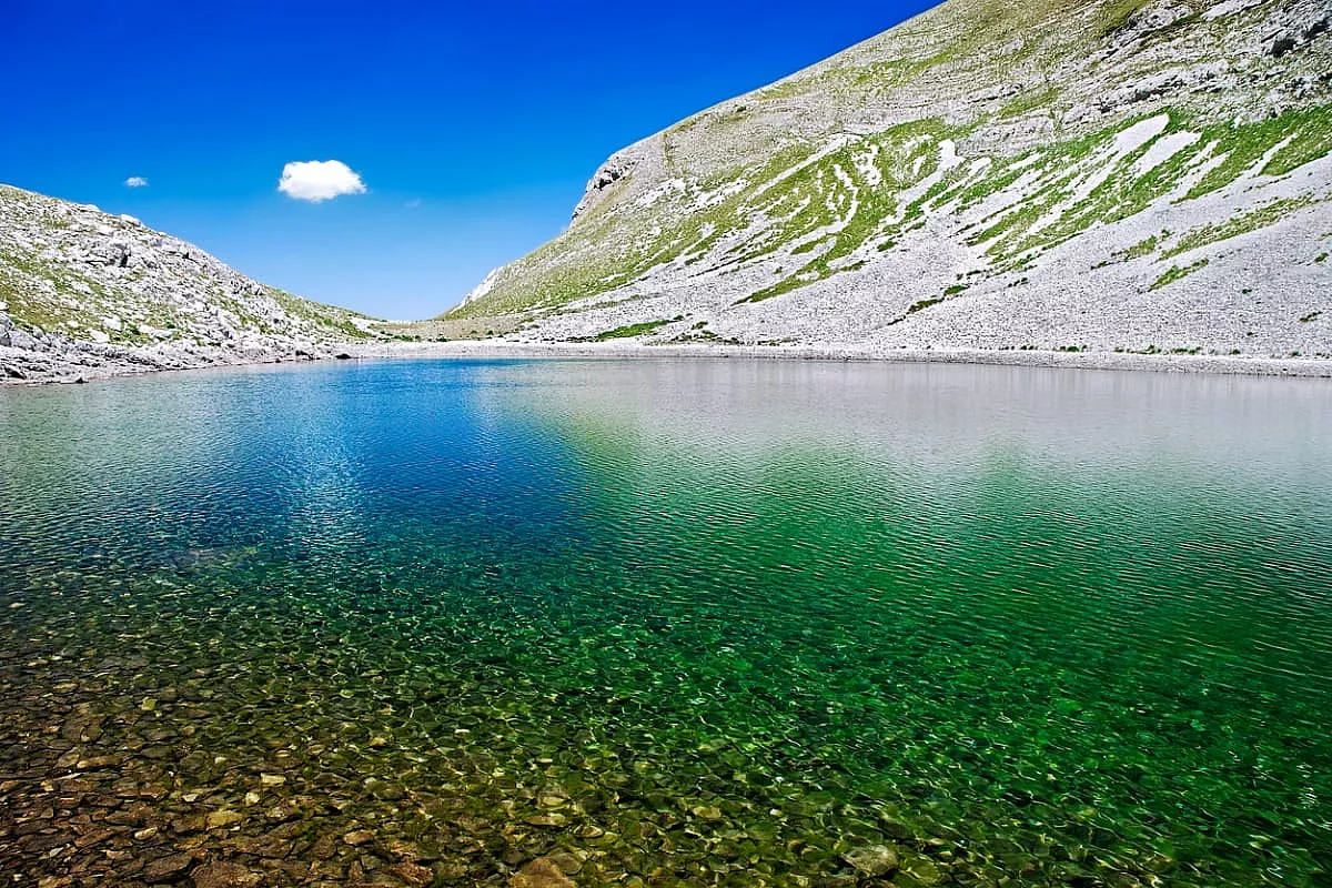 lago di pilato da foce