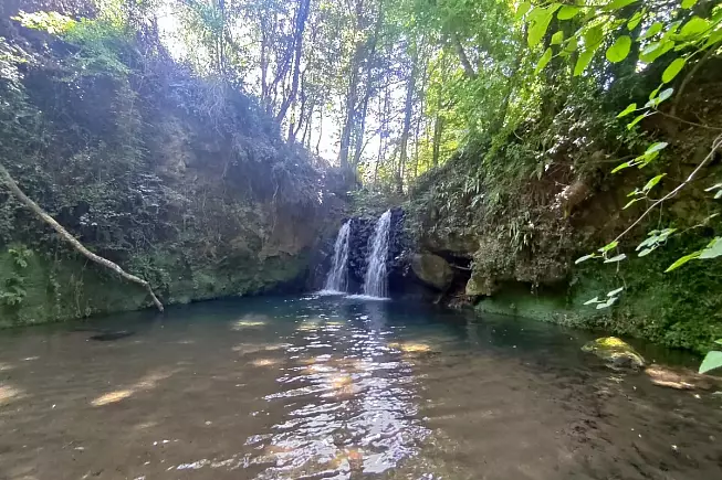 Cascate del Fosso d'Arlena. Credit: https://www.komoot.com/it-it/highlight/850904