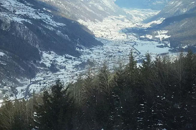 Val di Sole, in Trentino, valle del fiume Noce
