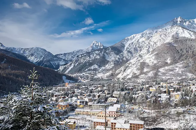 Bardonecchia innevata, in Val di Susa