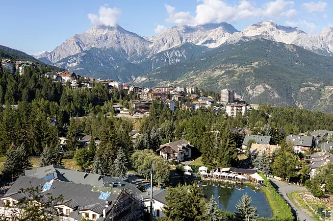 Vista della Val di Susa da Sauze d'Oulx