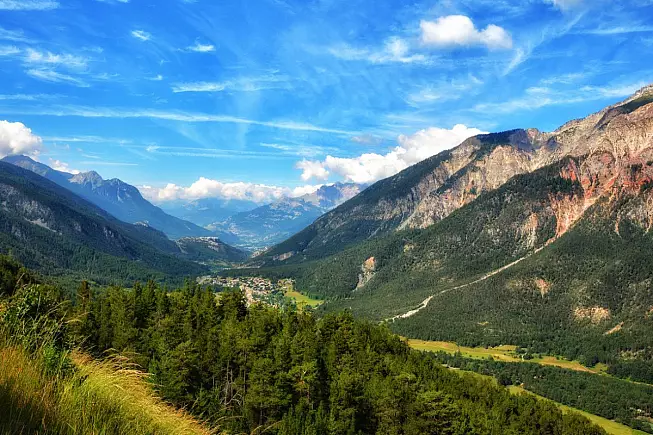 Una vista del Sentiero Balcone in Val di Susa