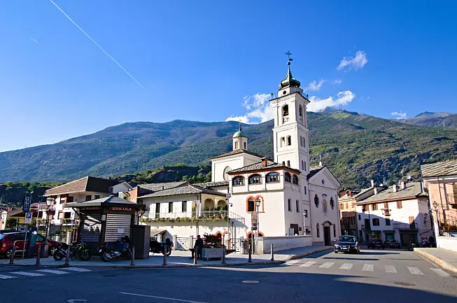 Uno scorcio di Susa, in Piemonte