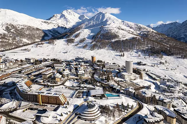 Sestriere, Torino, Piemonte. iStock-1371253067