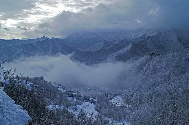 Visuale del crinale tosco-romagnolo - Foto di Giacomini