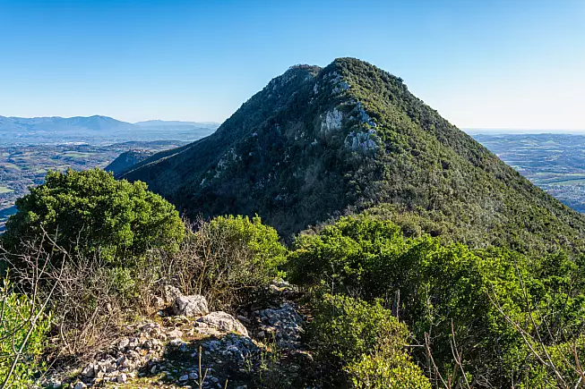 Monte Soratte. Sant'Oreste, Lazio. Shutterstock_2435847015