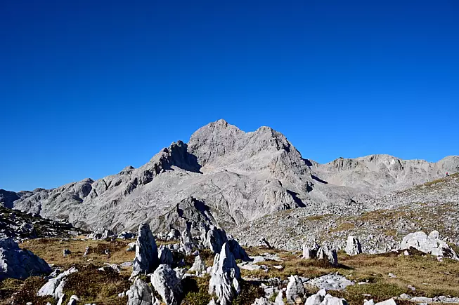 Monte Tricorno, o Monte Triglav. Cima in Slovenia. Shutterstock_2583236165