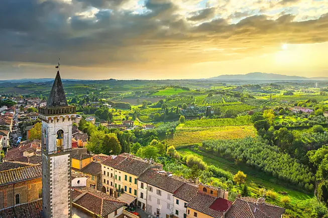 Vinci, Toscana. Shutterstock_1820137409