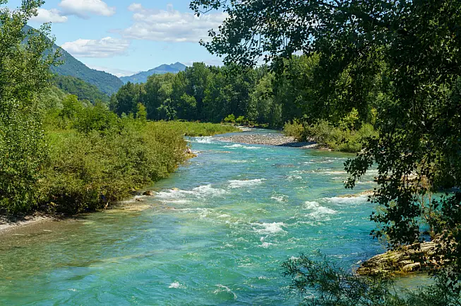 Fiume Serio, Lombardia. Shutterstock_1779760346