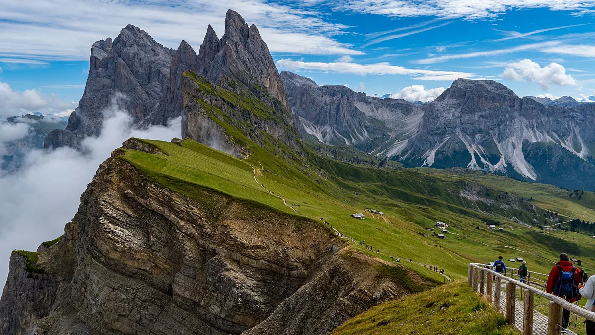 Seceda, Monte Seceda. Shutterstock_2470656517