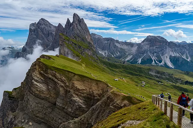 Seceda, Monte Seceda. Shutterstock_2470656517