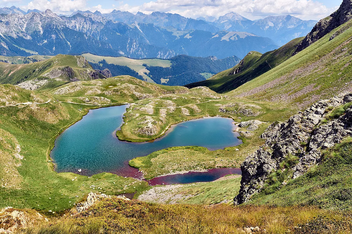 Laghetti di Ponteranica, Lago di Ponteranica Superiore. Shutterstock_2208561307