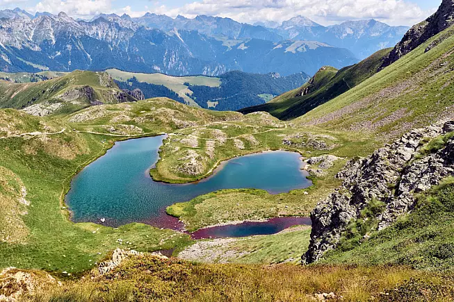 Laghetti di Ponteranica, Lago di Ponteranica Superiore. Shutterstock_2208561307