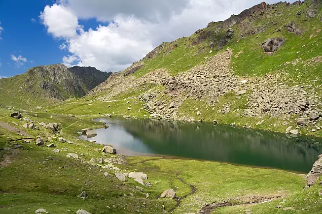 Laghi di Lusia, Val di Fassa. Shutterstock_38158156