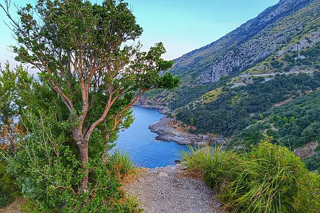 Sentiero Apprezzami L'Asino, Sapri. Shutterstock_2576138599