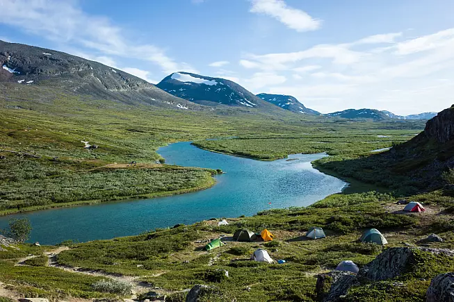 Alesjaure, Kungsleden, Svezia. Shutterstock_1803768838