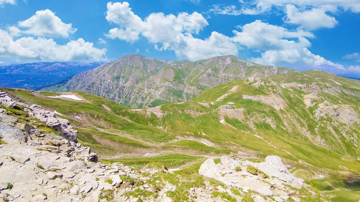 Monti della Laga, Monte Gorzano, Lazio. Shutterstock_2172820923