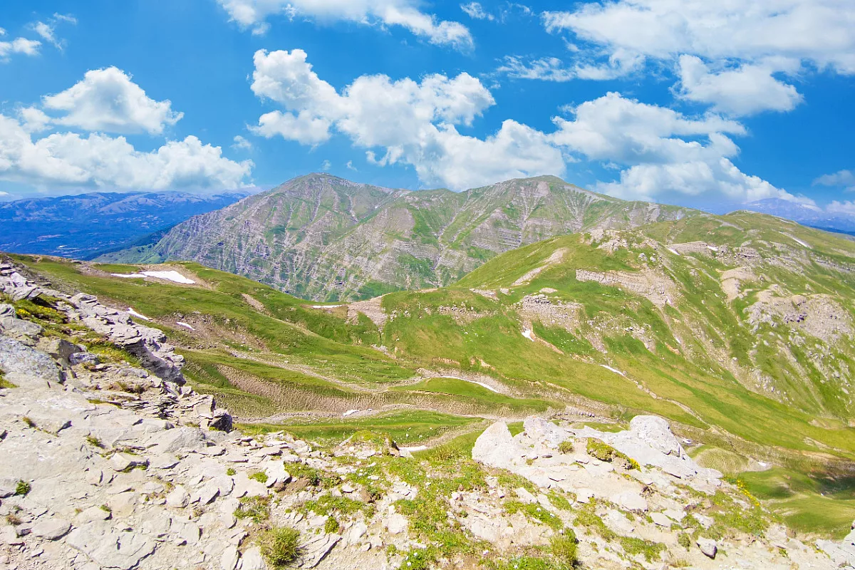 Monti della Laga, Monte Gorzano, Lazio. Shutterstock_2172820923