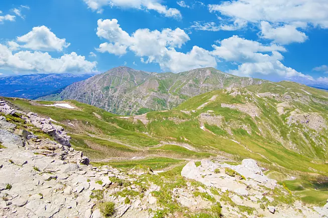 Monti della Laga, Monte Gorzano, Lazio. Shutterstock_2172820923