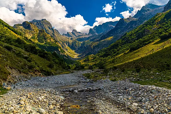 la zona vicino al Rifugio Pagarì