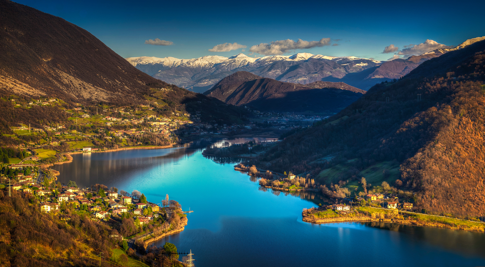 Trekking sul lago di Endine