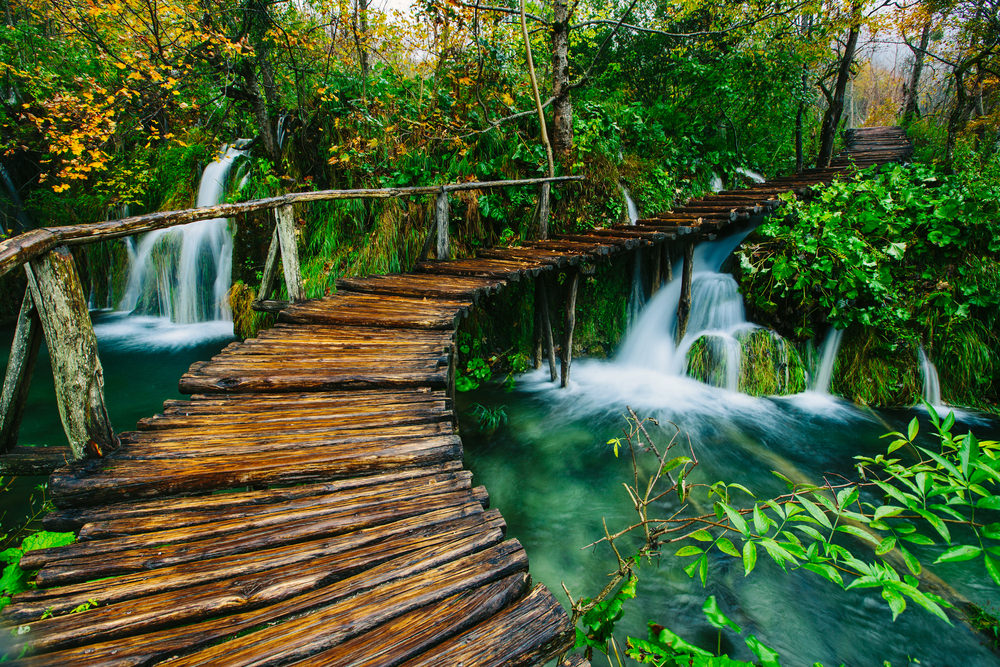 Plitvice, laghi passerelle