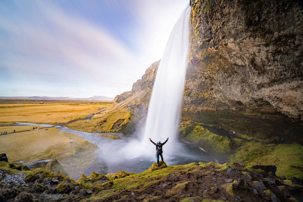 cascata seljalandsfoss, islanda