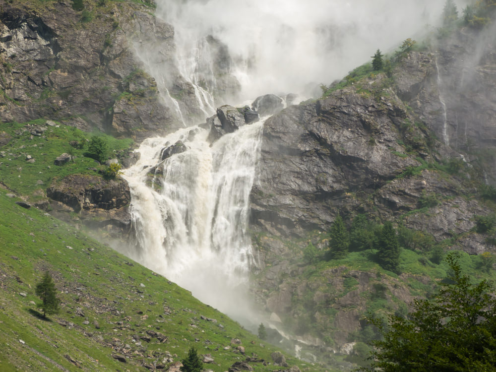 Cascate Serio, salto