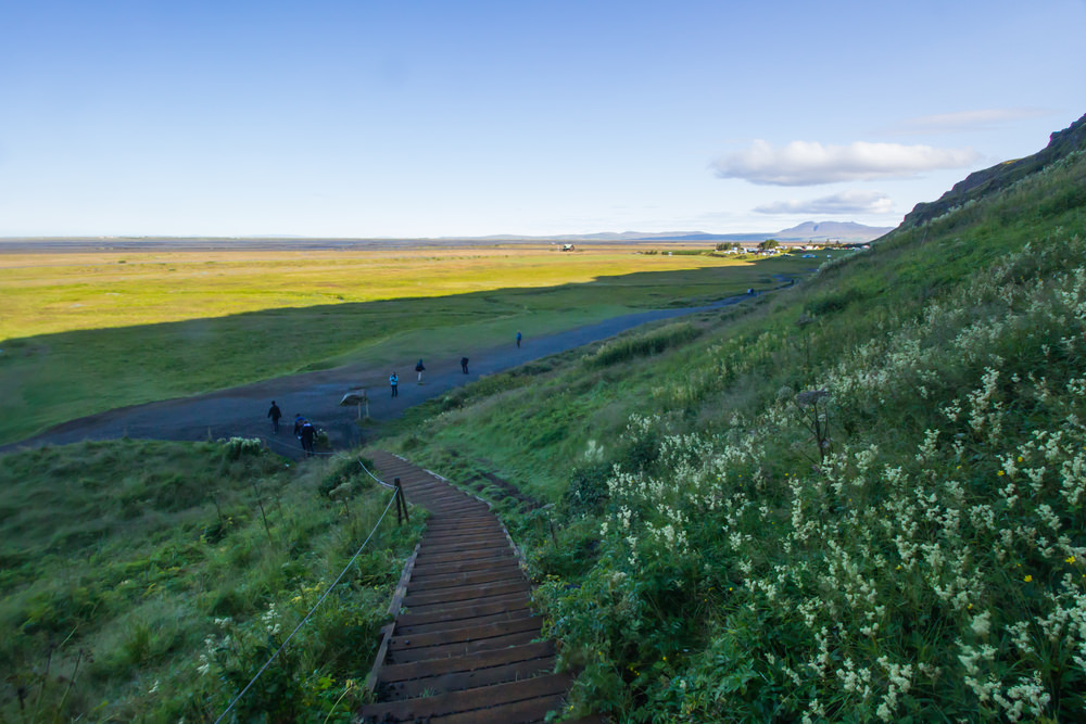 seljalandsfoss, trekking