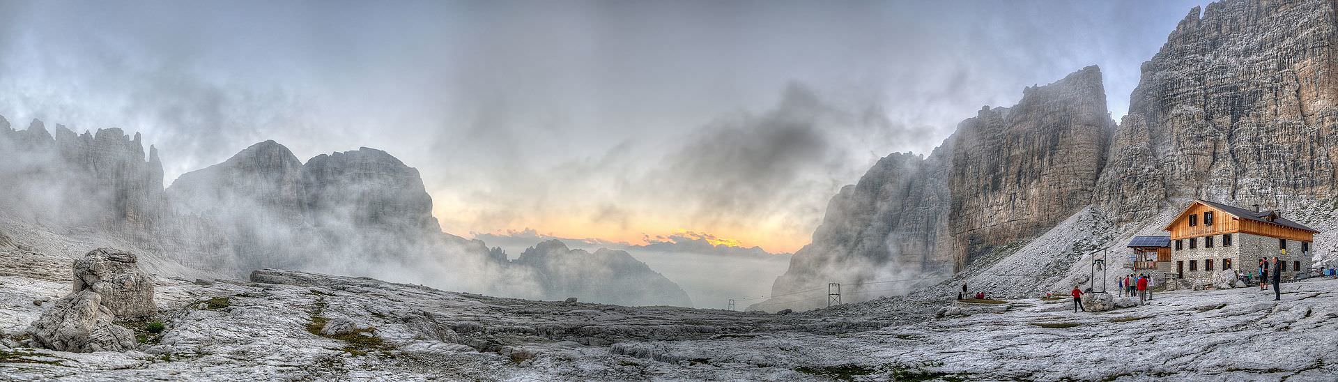 Rifugio Alimonta, Vedretta degli Sfulmini