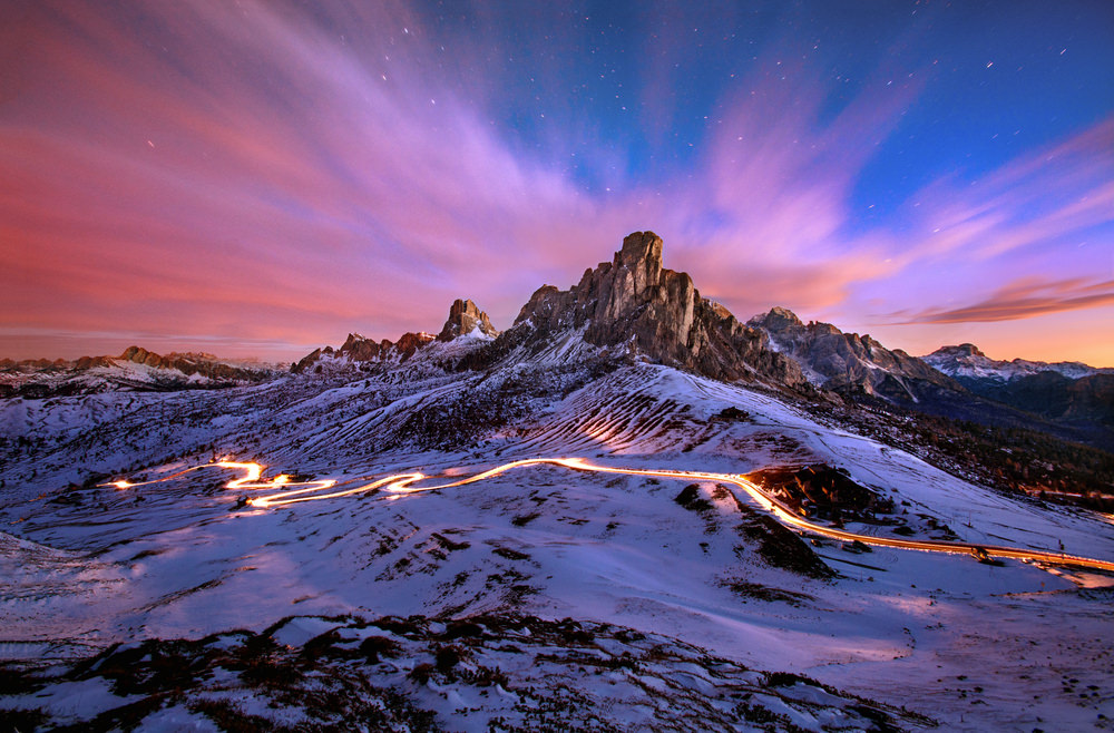 Passo Giau in inverno
