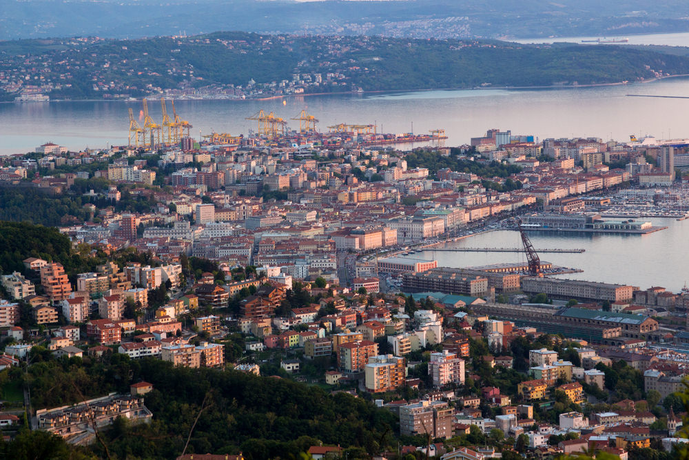 Strada Napoleonica panorama Trieste