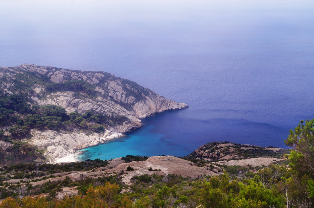 montecristo, mare in inverno