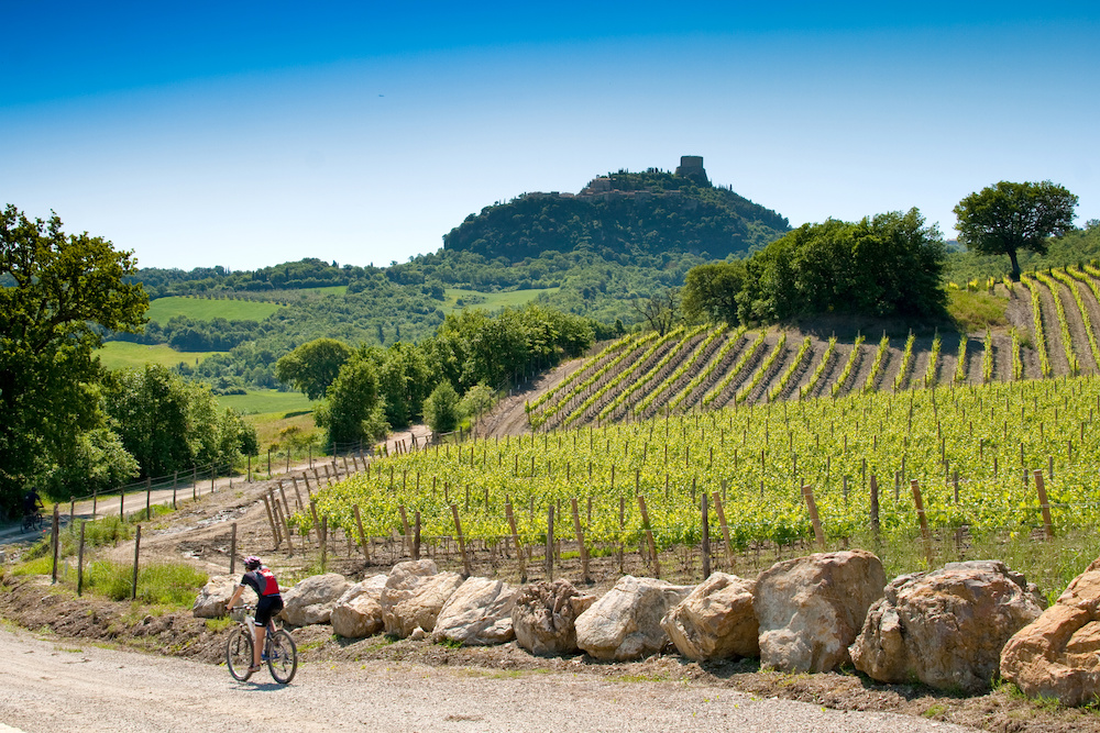 itinerari in bicicletta val d orcia