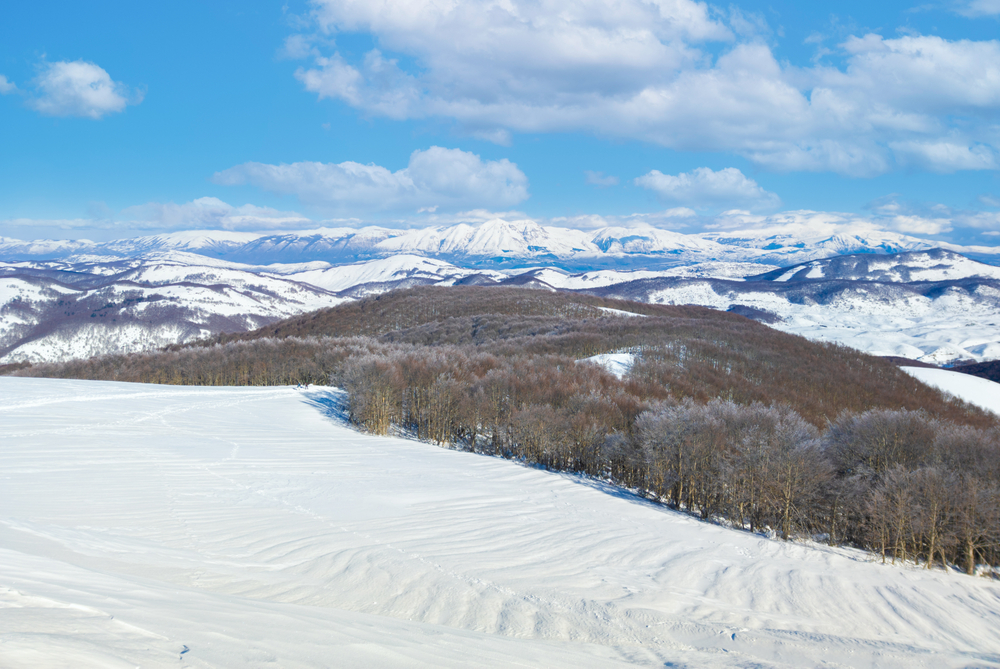 trekking neve lazio monti simbruini