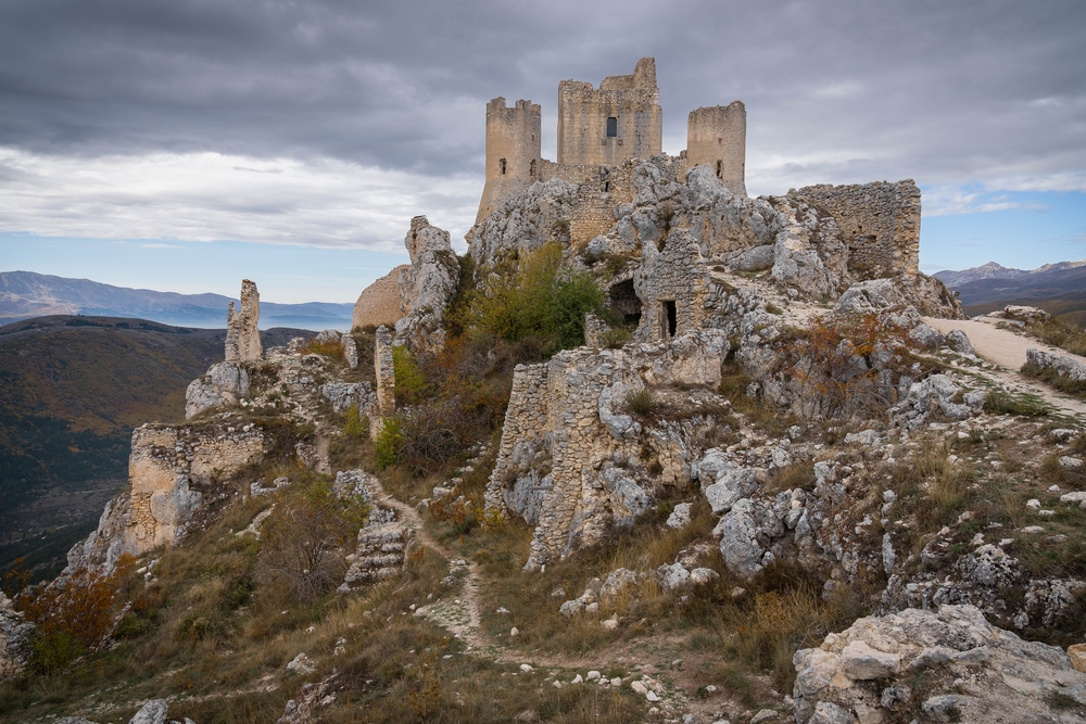 Abruzzo senza neve_Castello Roccacalascio_2070126542