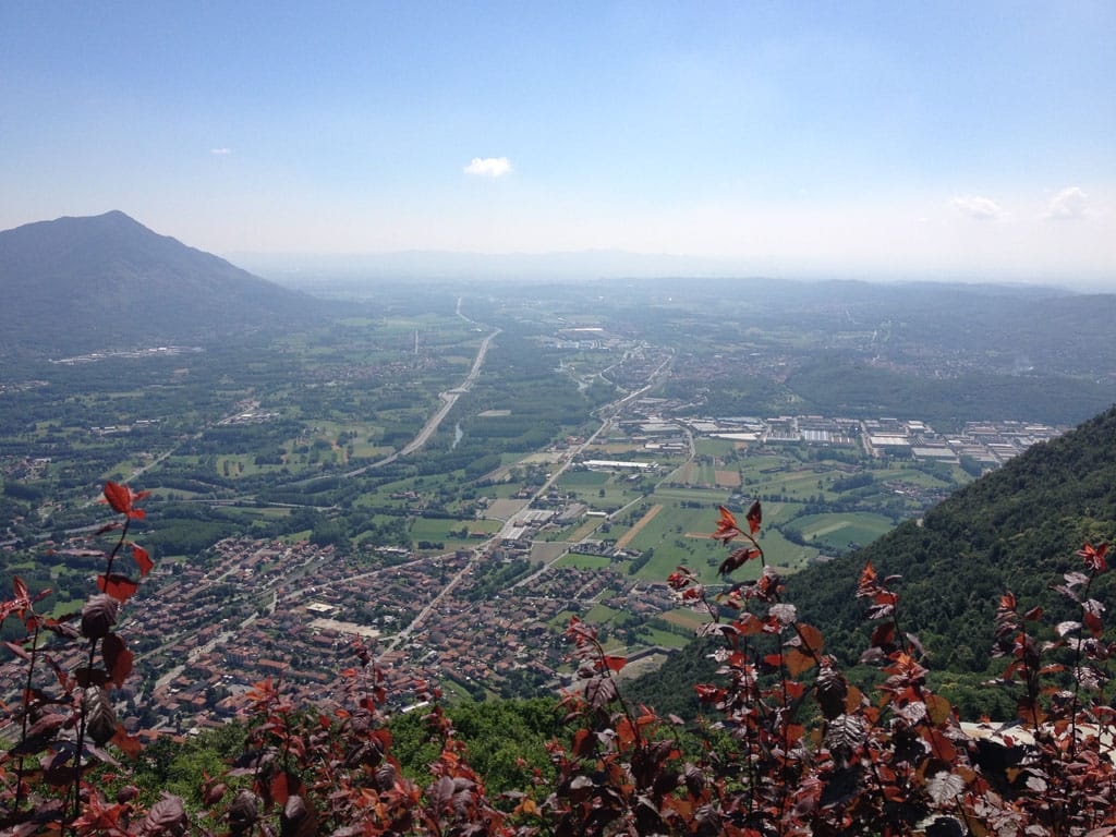 panorama dalla cima Sacra di San Michele (