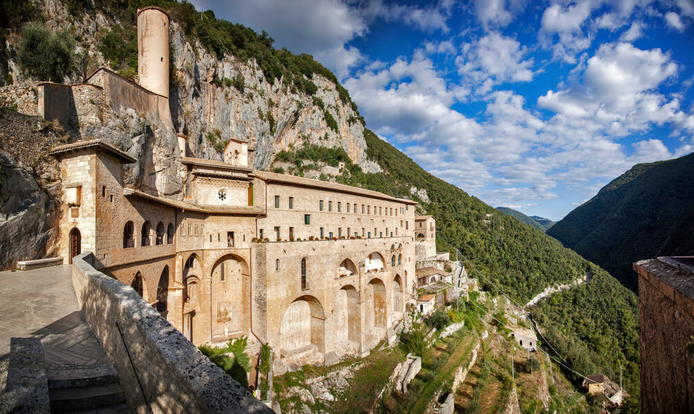 Arrampicata a Subiaco nel Lazio