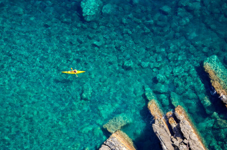 Vacanze in canoa e kayak in Italia, Cinque Terre